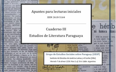 Cuaderno III – Estudios de Literatura Paraguaya